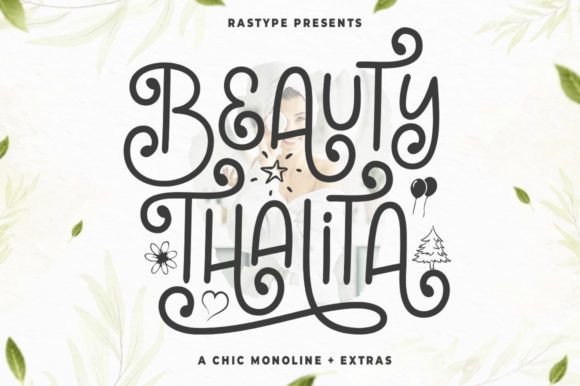 Beauty Thalita: A Display Font That Elevates Digital Branding