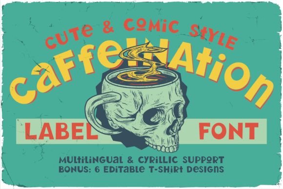 Caffeination: A Vintage Display Font for Editorial Elegance
