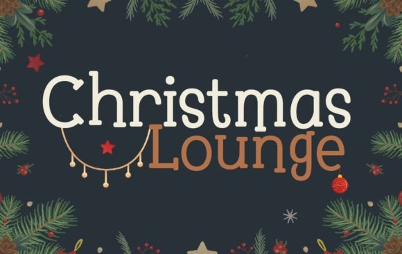 Christmas Lounge Font for Festive Branding and Design