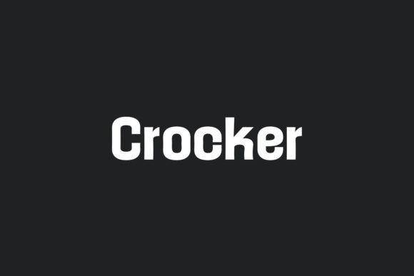 Crocker Display Font for Modern Branding Projects