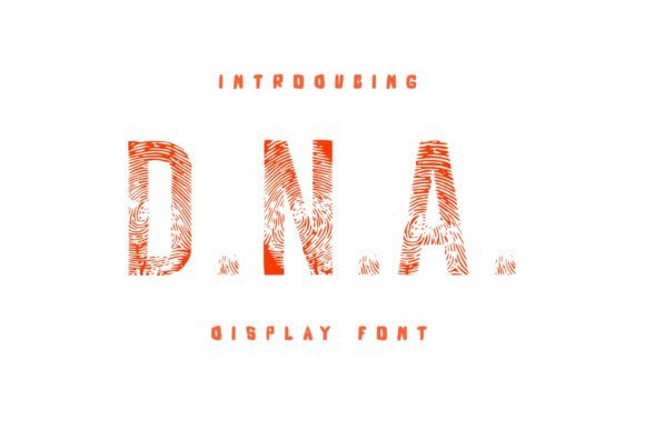 D.n.a Display Font for Bold Web Design