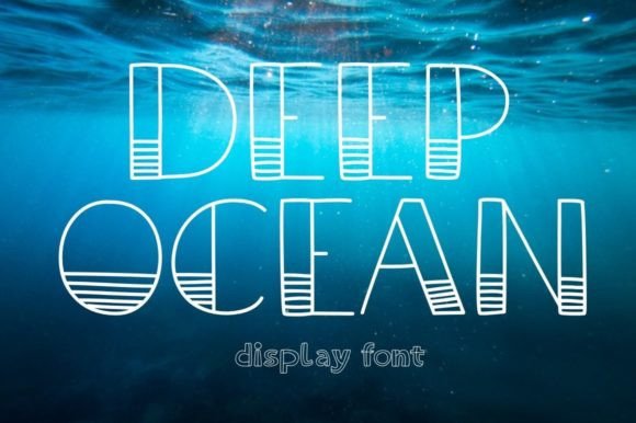 Deep Ocean: The Modern Display Font for Bold Campaigns