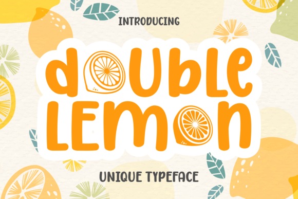 Double Lemon: The Playful Typeface for Modern Brand Identity