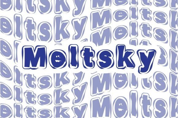 Enhance Your Craft Projects with the Meltsky Display Font
