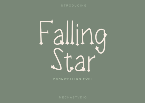 Falling Star: The Playful Display Font for Memorable Branding