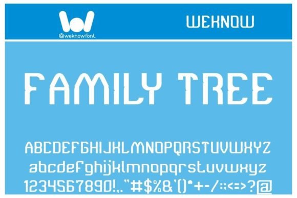 Family Tree: A Premium Display Typeface for Editorial Design