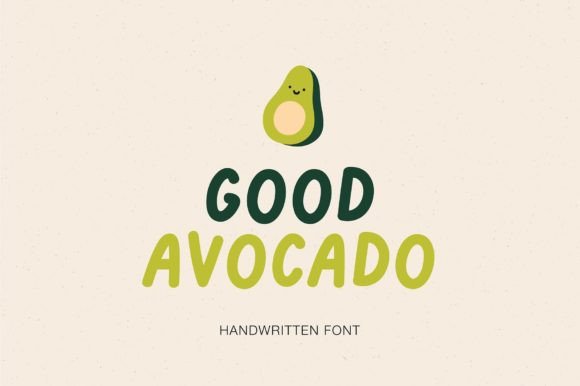 Good Avocado: A Playful Handwritten Typeface for Web Design