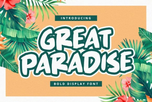 Great Paradise Font for Bold Branding and Playful Design