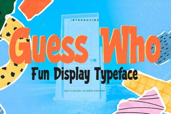Guess Who Display Font for Bold Digital Creativity