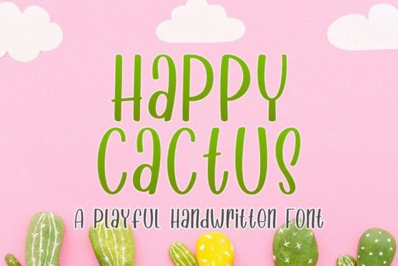 Happy Cactus: The Playful Display Font for Modern Web Design