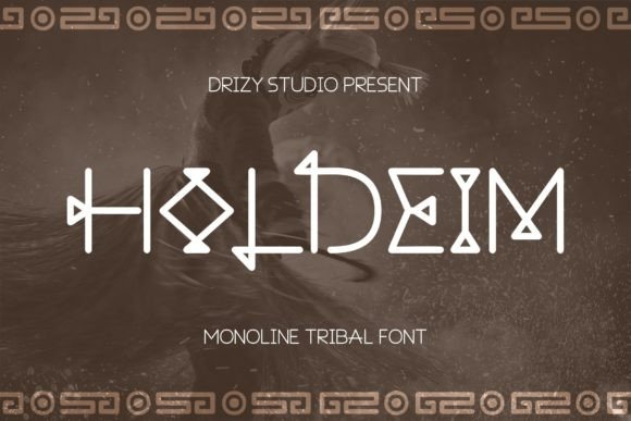 Holdeim Font for Tribal Branding and Creative Projects