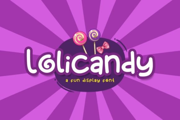 Lolicandy Display Font for Playful Crafts and Products