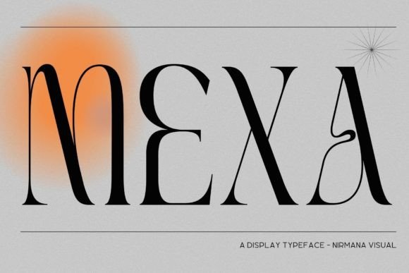 Mexa: A Modern Display Font for Digital Branding