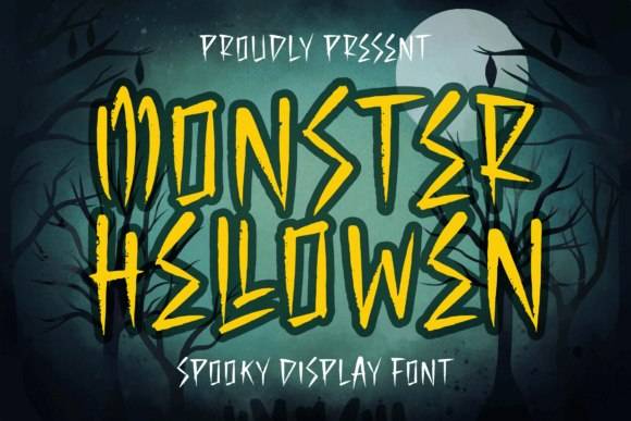 Monster Hellowen Font for Spooky Seasonal Designs