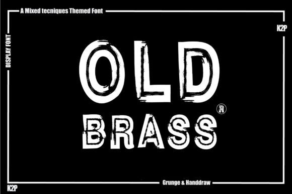 Old Brass: The Bold Display Typeface for Memorable Branding