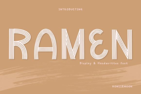 Ramen: A Jolly Display Font for Creative Projects