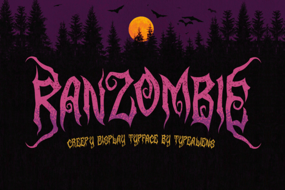 Ranzombie: The Ultimate Halloween Horror Typeface for Editorial Design