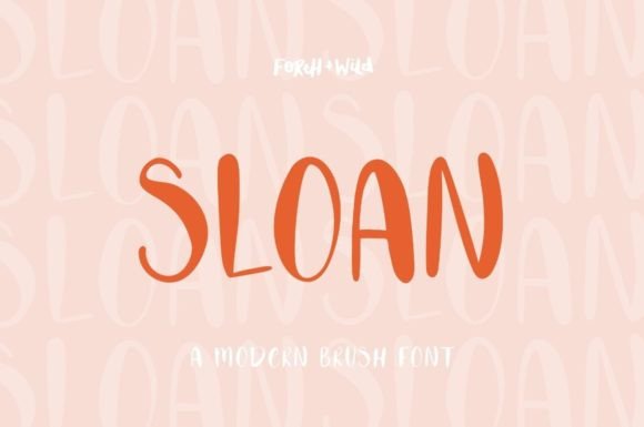 Sloan: A Personal Touch for Modern Display Fonts