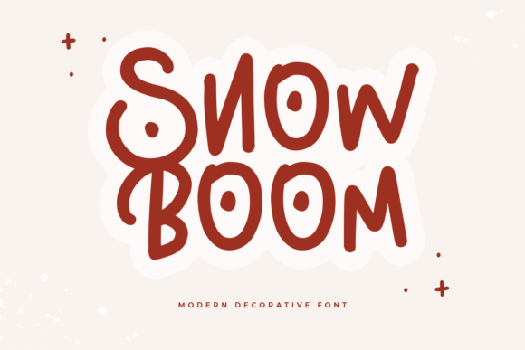 Snow Boom Font for Wintery Web Designs