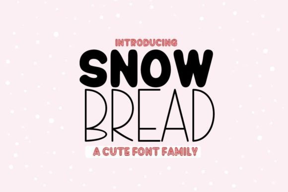 Snow Bread: A Premium Display Typeface for Editorial Design