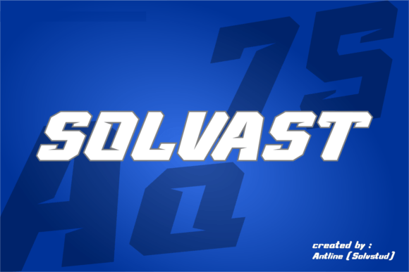 Solvast: The High-Energy Display Font for Racing and Sports Branding