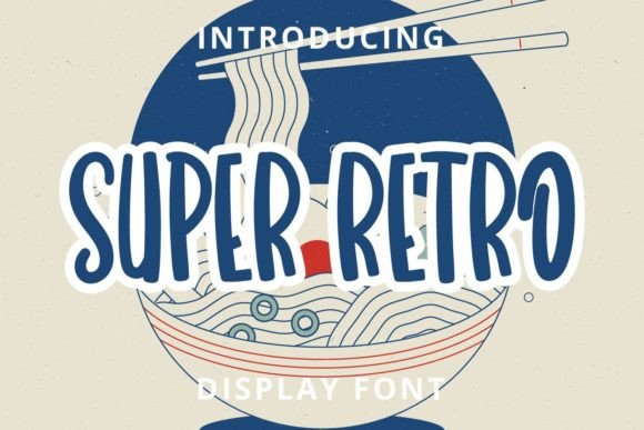 Super Retro: A Cute Display Font for Vibrant Branding Projects