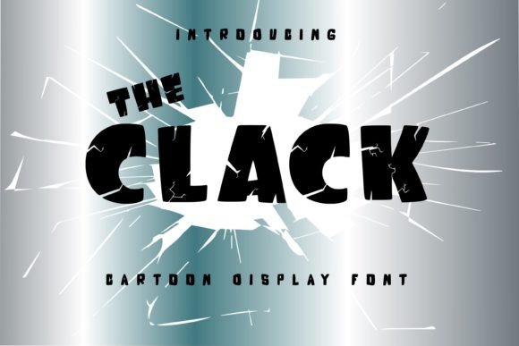The Clack – A Cartoon Display Font for Eye-Catching Designs