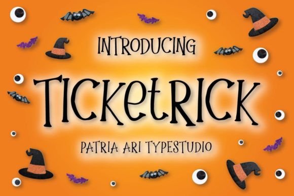 Ticketrick: A Modern Display Font for Bold Branding