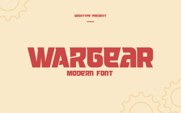 Wargear Font for Bold Branding and Professional Design