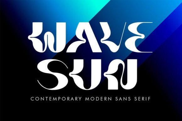 Wavesun: The Futuristic Display Font Redefining Modern Design
