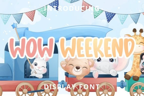 Wow Weekend Font for Web Design and Branding Projects
